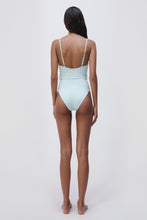 Load image into Gallery viewer, Noa Solid Swimwear Bustier One Piece - Seafoam
