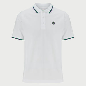 Men'S On Court Performance Polo - White
