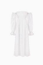 Atlanta Linen Dress - White