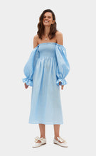 Load image into Gallery viewer, Atlanta Linen Dress - Azure Blue
