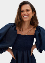 Load image into Gallery viewer, Atlanta Linen Dress -Navy
