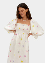 Load image into Gallery viewer, Atlanta Linen Dress - Pansies
