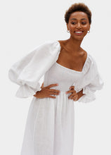 Load image into Gallery viewer, Atlanta Linen Dress - White
