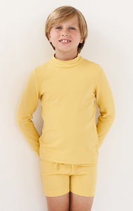 Bumby Boy Rashguard Top in Wheat