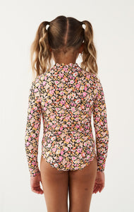 Bumby North Sea Rashguard One Piece - Blossom Flower Print/Blossom