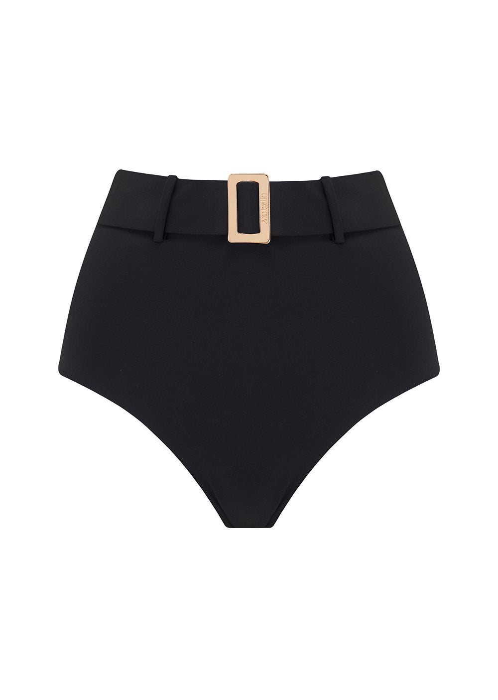 The Belted Brief (High Leg) - Black