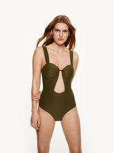Load image into Gallery viewer, The Bustier Bodysuit - Olive
