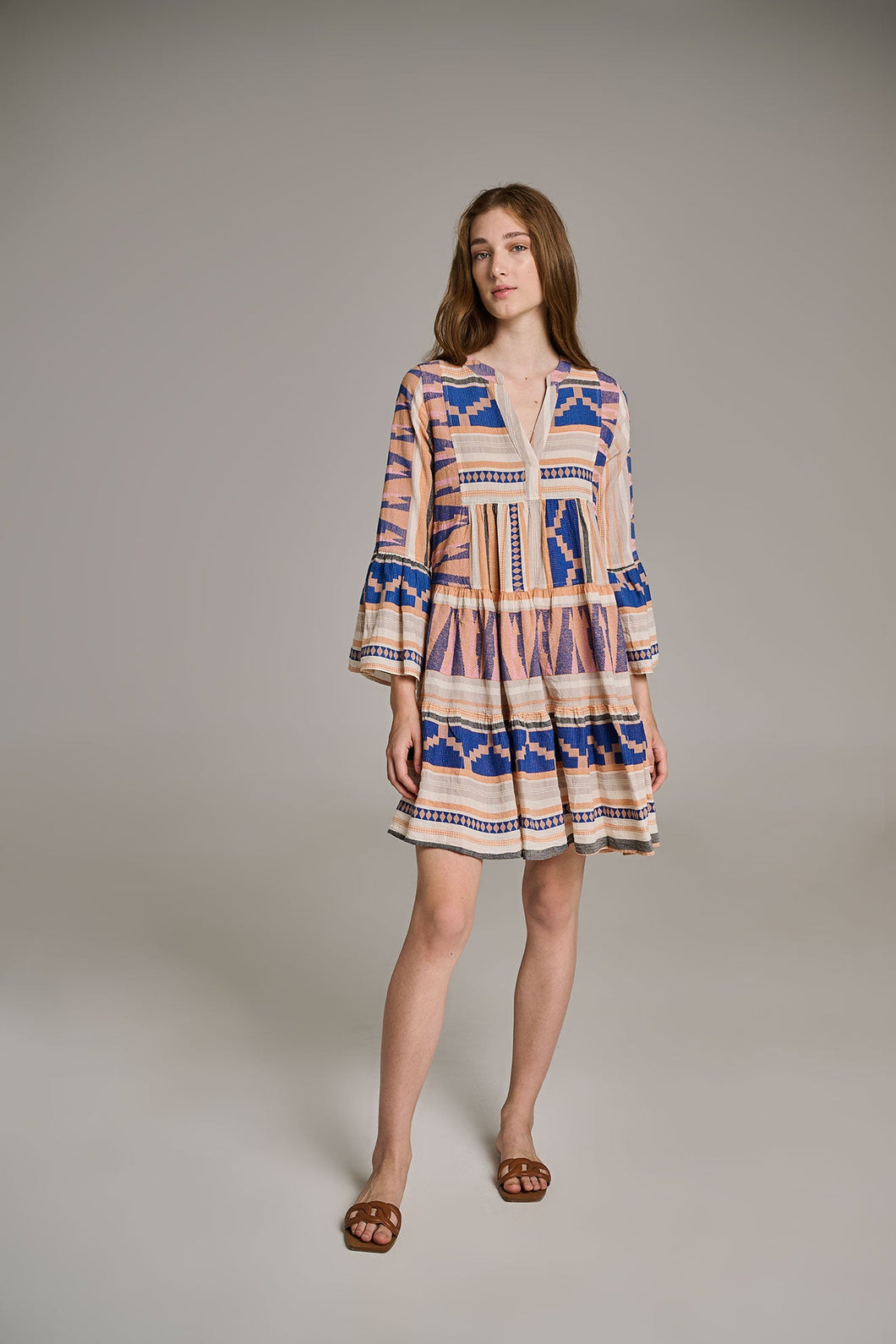 Kipoi / Ella Short Dress - M.Blue R347
