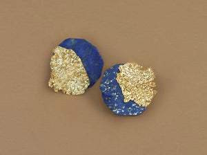 Lapis Moss Earrings