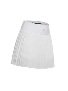 Plissé Skirt  - White