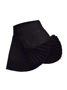 Plissé Skirt  - Black