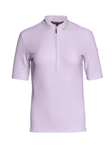 Cassia Short Sleeve Top - Lilac