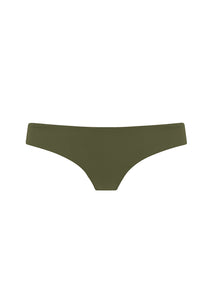 The Seamless Low Rise Brief - Olive