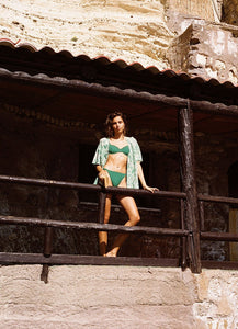 Holiday Balconette Top - Fern