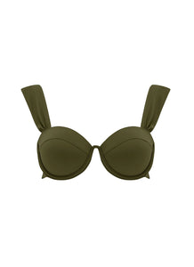 The Modern Bustier Top - Olive