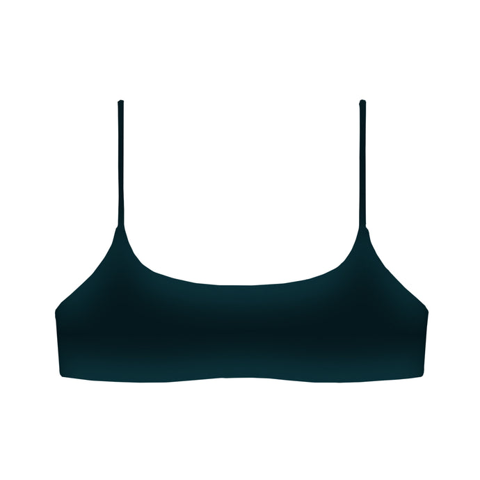 Muse Scoop Top - Teal Sheen
