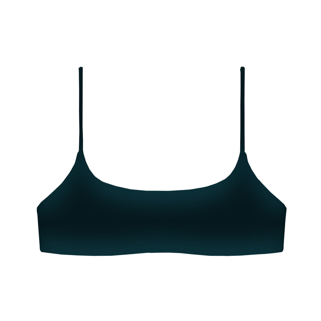 Muse Scoop Top - Teal Sheen