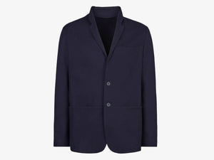 Ellen Blazer 2.0 Linen Unstructured Blazer - Navy Blue