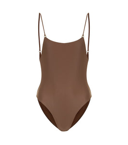 Hinge Swim Suit - Nude