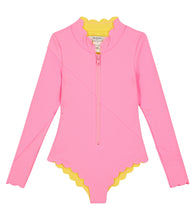 Load image into Gallery viewer, Bumby North Sea Rashguard One Piece - Blossom/Wheat
