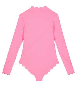Bumby North Sea Rashguard One Piece - Blossom/Wheat