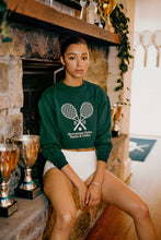 Load image into Gallery viewer, Williams Cropped Crew in Green
