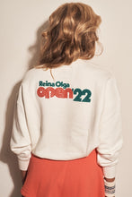 Load image into Gallery viewer, FAWCETT SWEATSHIRT EMBR. - WHITE
