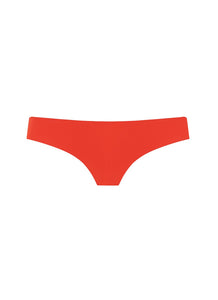 The Seamless Low Rise Brief (Moderate) - Electric Orange