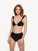 Load image into Gallery viewer, The Ruffle Bra Top - Black

