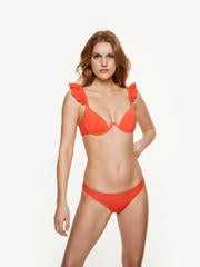 The Seamless Low Rise Brief (Moderate) - Electric Orange