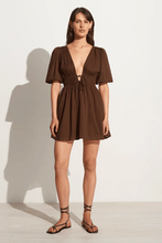 Load image into Gallery viewer, Roma Mini Dress - Chocolate
