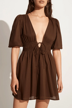 Load image into Gallery viewer, Roma Mini Dress - Chocolate
