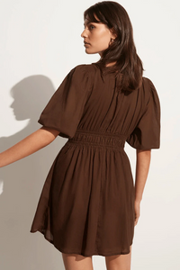 Roma Mini Dress - Chocolate