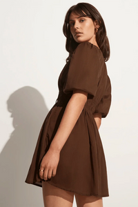 Roma Mini Dress - Chocolate