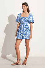 Load image into Gallery viewer, Marinelli Mini Dress - Sidra Floral Print - Blue
