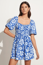 Load image into Gallery viewer, Marinelli Mini Dress - Sidra Floral Print - Blue
