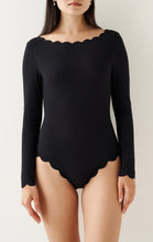 Load image into Gallery viewer, Holly Point Onesie - Black/Indigo
