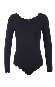 Holly Point Onesie - Black/Indigo