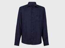 Load image into Gallery viewer, Camicia Classica Bd Hemp Shirt - Navy Blue B13
