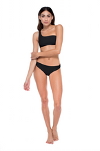 Load image into Gallery viewer, Apex One Shoulder Top - Black
