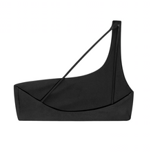 Load image into Gallery viewer, Apex One Shoulder Top - Black
