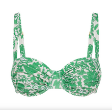 Load image into Gallery viewer, Ruched Holiday Balconette Top - Clover
