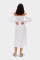 Atlanta Linen Dress - White