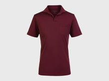 Load image into Gallery viewer, T-Shirt Crew Cotton Polo T Shirt - Dark Red
