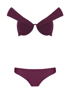The Seamless Low Rise Brief - Plum
