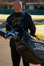 Load image into Gallery viewer, FAIRWAY LONG SLEEVE TEE WITH BIRDIES IN BLACK

