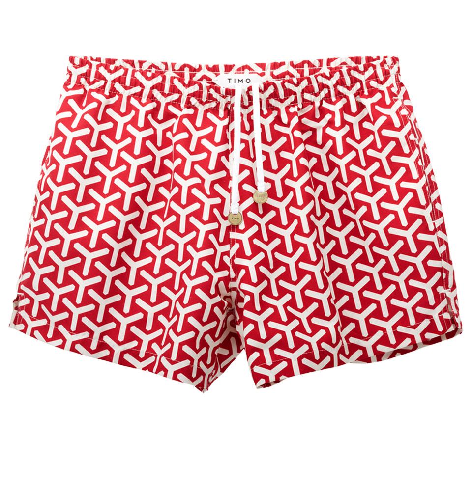 Edition Trunks - Chevron Red