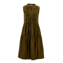 Load image into Gallery viewer, Makrys Gialos Midi Dress - College Khaki 1979
